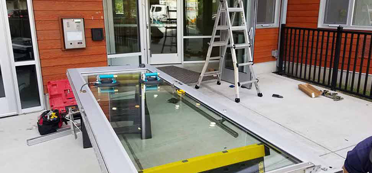 storefront door glass replacement Mt Prospect